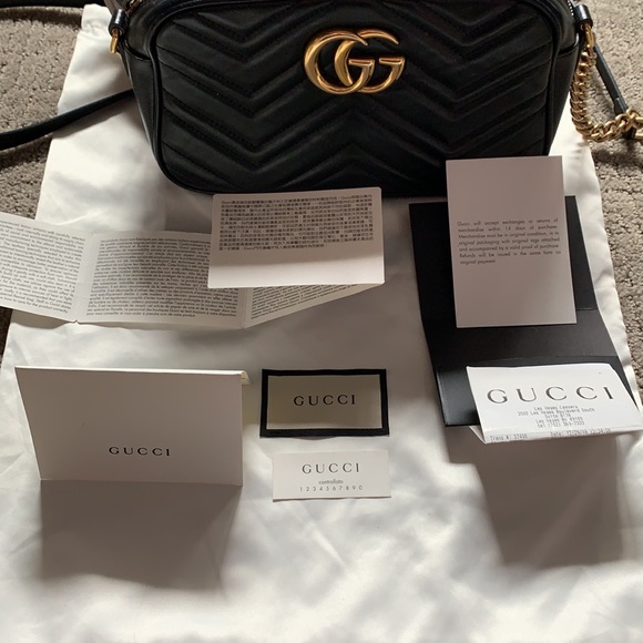 AUTHENTIC Gucci GG Marmont SM Camera Shoulderbag - Picture 14 of 14